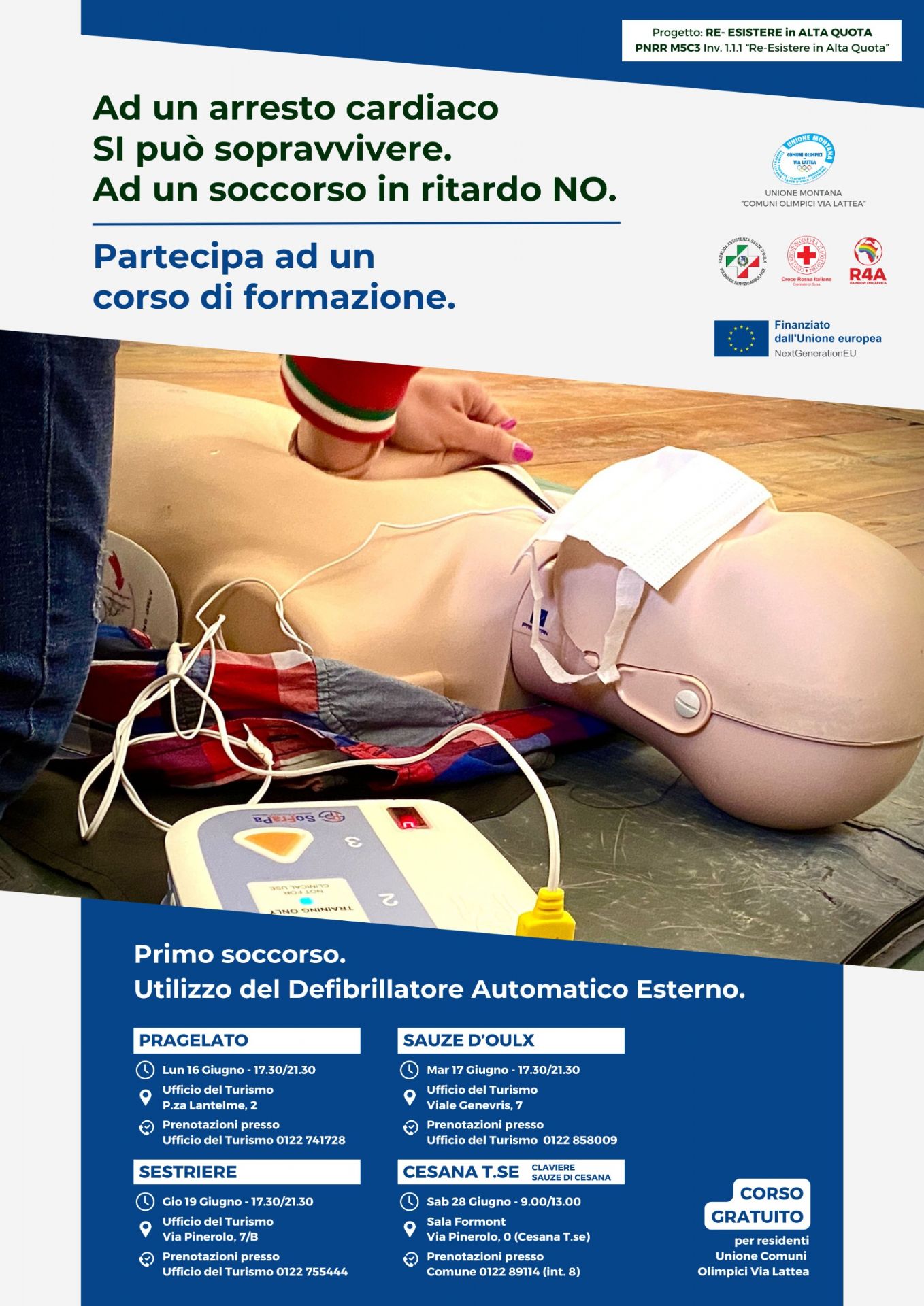 Manifesto date e orari