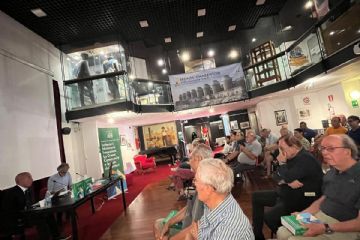 Il Sindaco Mauro Meneguzzi alla presentazione del Rapporto Montagne Italia.