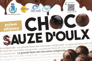Locandina dell'evento a tema cioccolato che si terrà dal 22 al 24 agosto