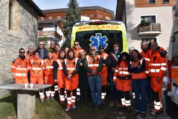 Inaugurata la nuova ambulanza della Pubblica Assistenza di Sauze d’Oulx.