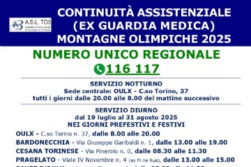 orari medici di continuità assistenziale